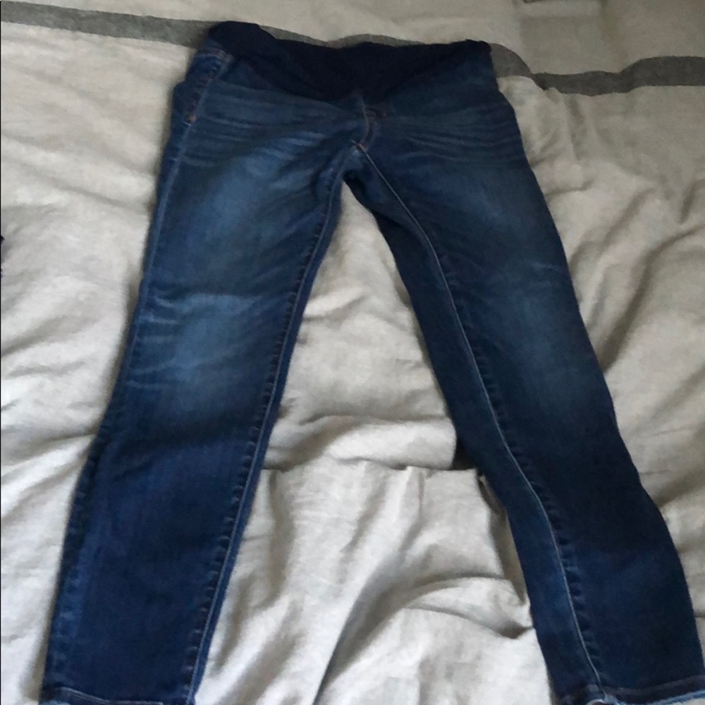 Madewell skinny maternity jeans size 26